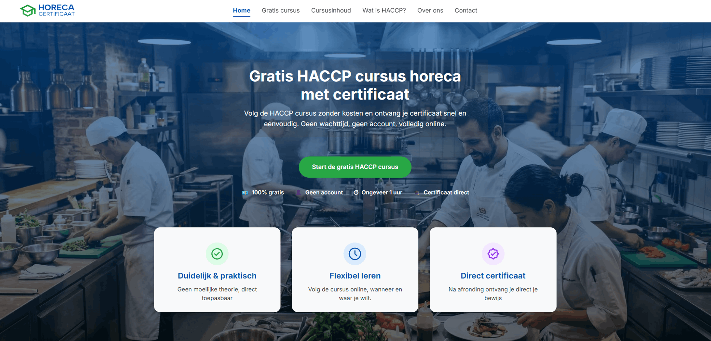 Horeca certificaat top afbeelding